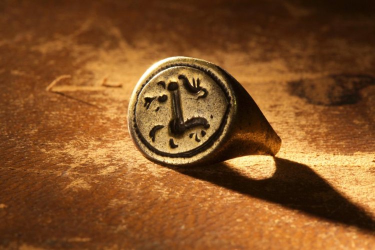 A gold signet ring excavated from the Cape Creek site on Hatteras Island, engraved with a prancing lion or horse, may have belonged to a prominent member of the Roanoke colony.