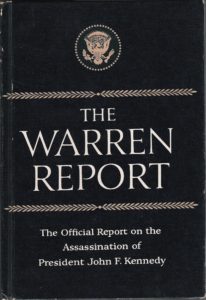 Cover of the Warren Commission report
